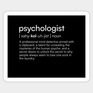 Psychologist Definition Sticker